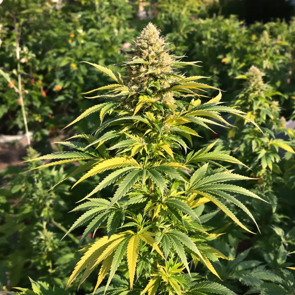 Fruit 78% indica / 22% sativa — flor con tricomas visibles
