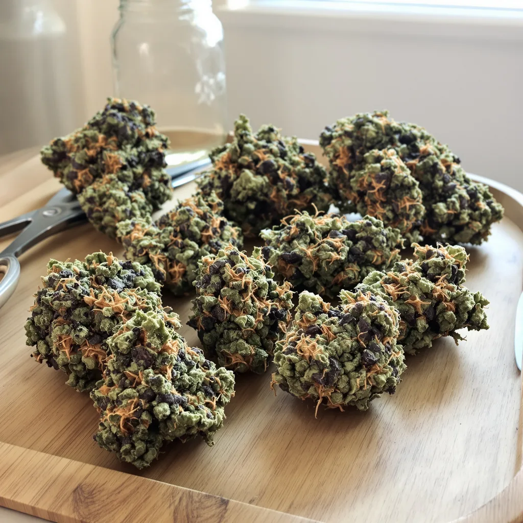 Fruit 78% indica / 22% sativa — flor con tricomas visibles