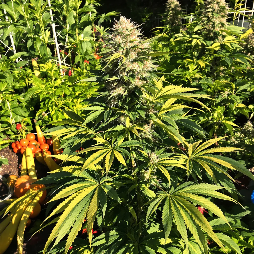 Fruit 78% indica / 22% sativa — flor con tricomas visibles