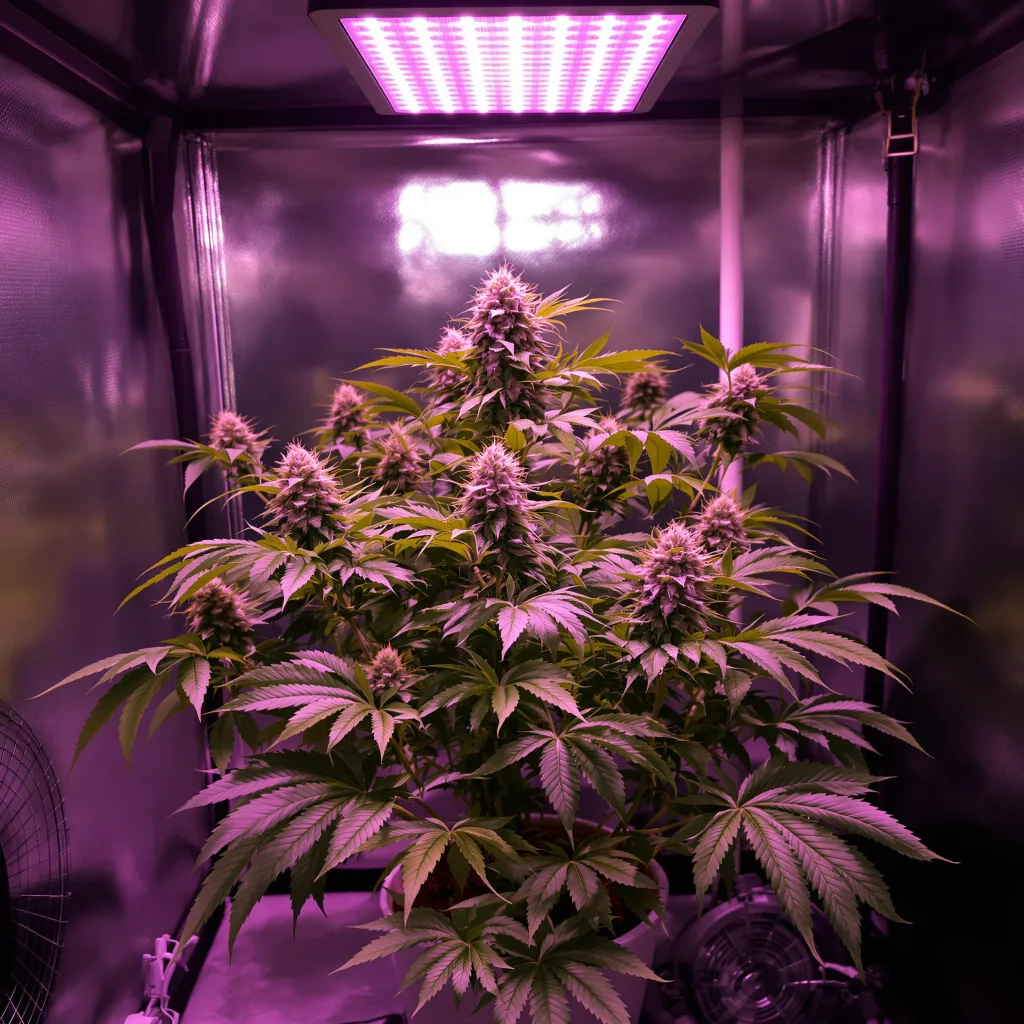 Planta de cannabis Fucking Incredible en fase de floración — 60-100 cm autofloración
