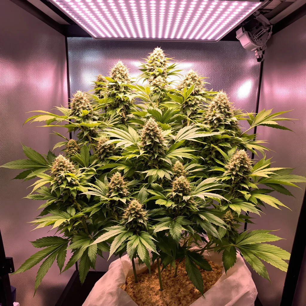 Planta de cannabis G13 en fase de floración — 90-130 cm feminizada