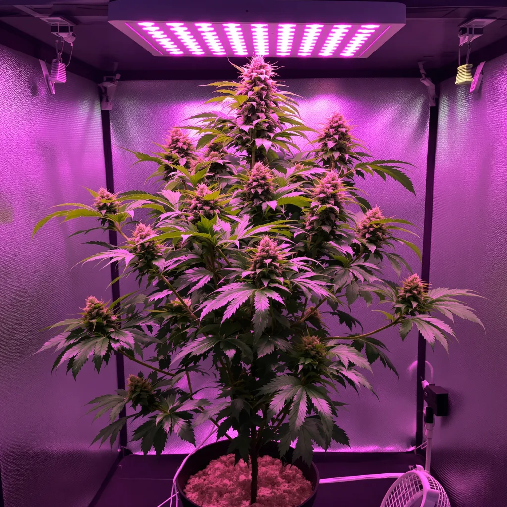 Planta de cannabis G13 Widow en fase de floración — 90-130 cm feminizada