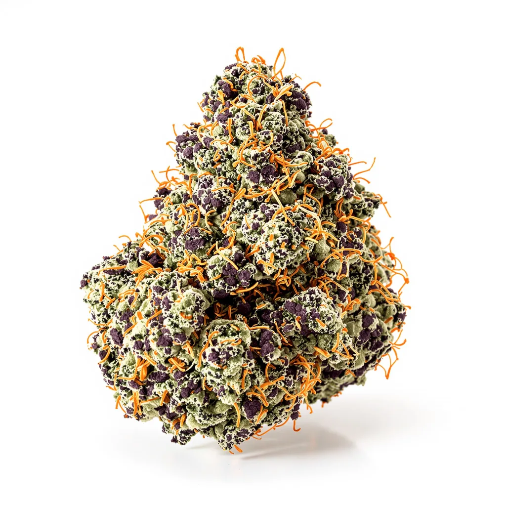 Gator Breath 88% indica / 12% sativa — flor con tricomas visibles