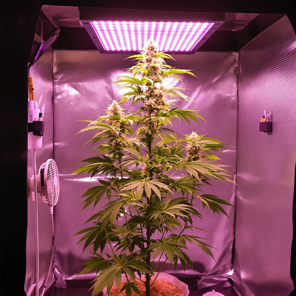Planta de cannabis Gelato Cake en fase de floración — 60-100 cm autofloración