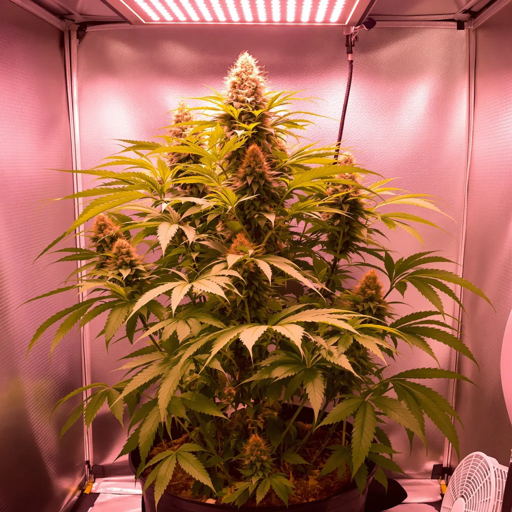 Planta de cannabis Ghost OG en fase de floración — 90-130 cm feminizada