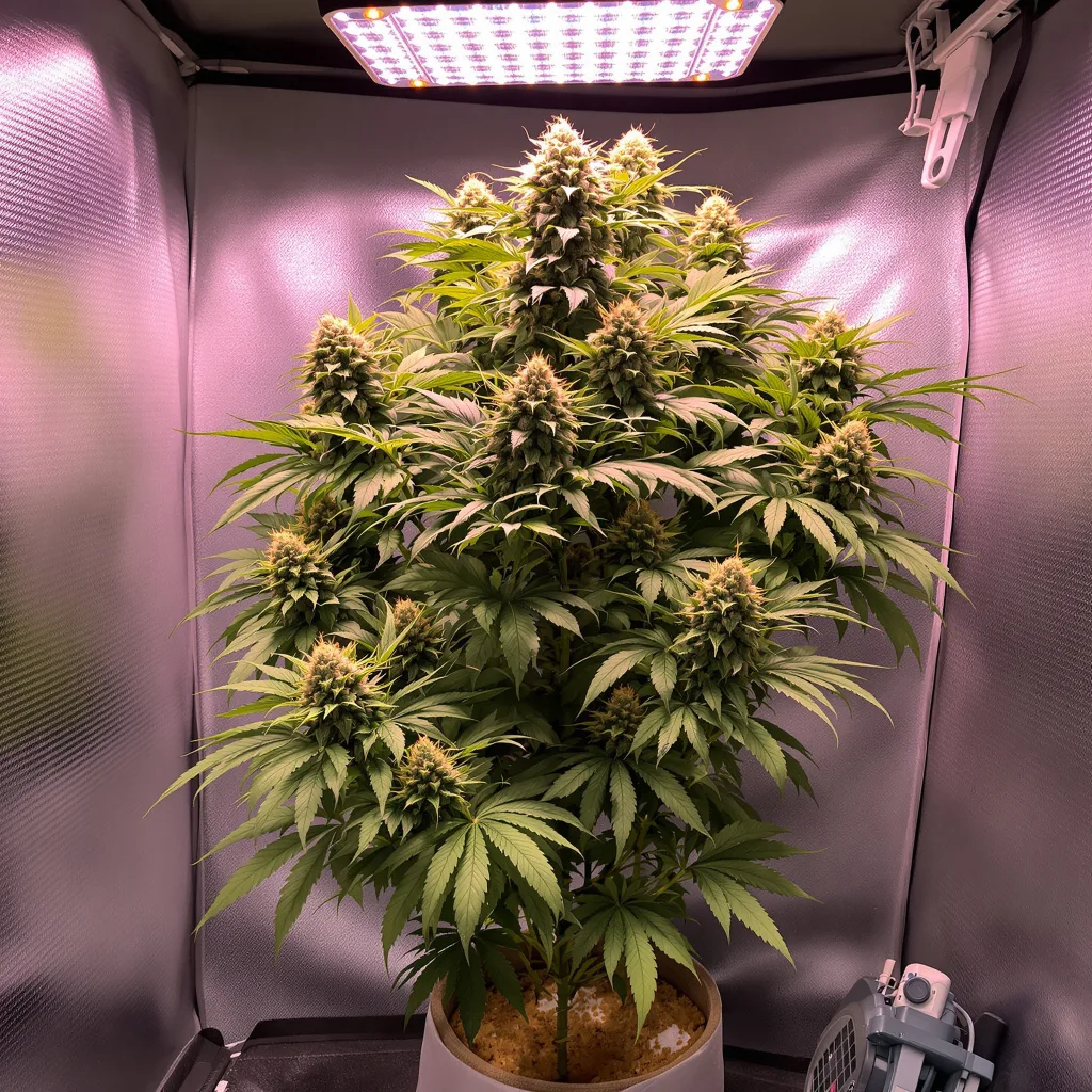 Planta de cannabis Gigabud en fase de floración — 120-180 cm feminizada
