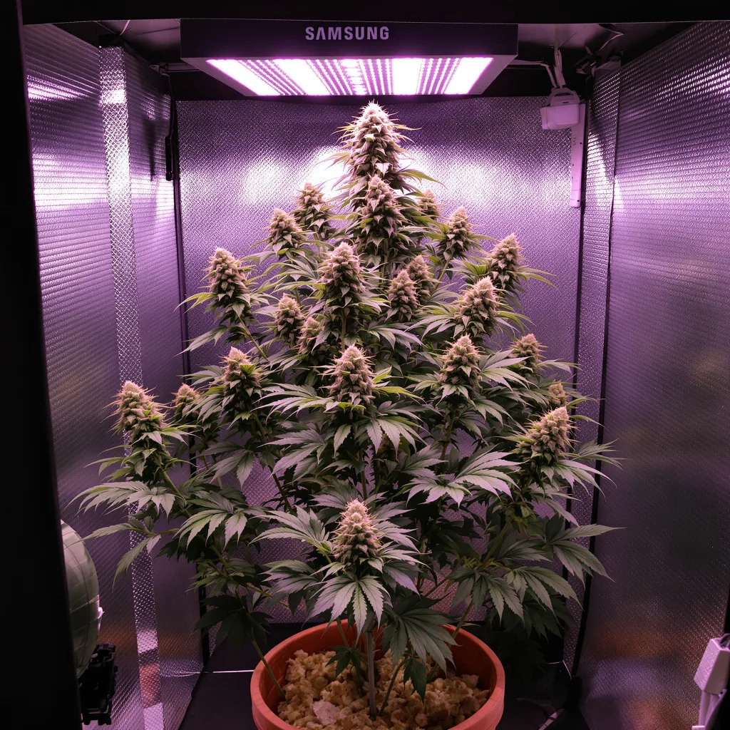 Planta de cannabis Girl Scout Cookies en fase de floración — 120-180 cm feminizada