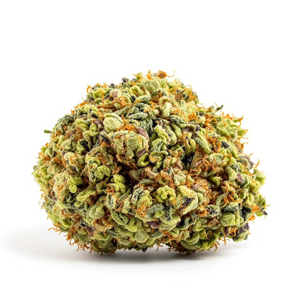 Girl Scout Cookies 37% indica / 63% sativa — flor con tricomas visibles