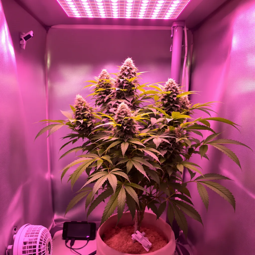 Planta de cannabis Gobbilygoo en fase de floración — 90-130 cm feminizada