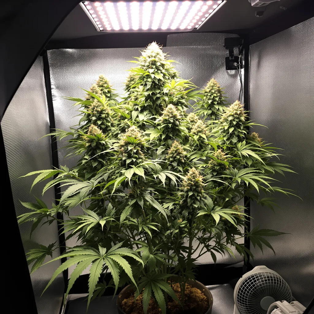 Planta de cannabis Godzilla Cookies en fase de floración — 120-180 cm feminizada