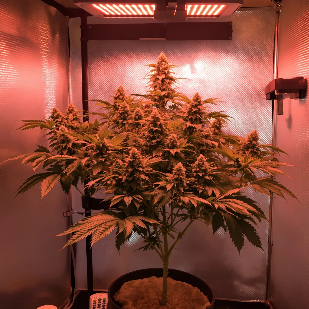 Planta de cannabis Godzilla Glue en fase de floración — 60-100 cm autofloración