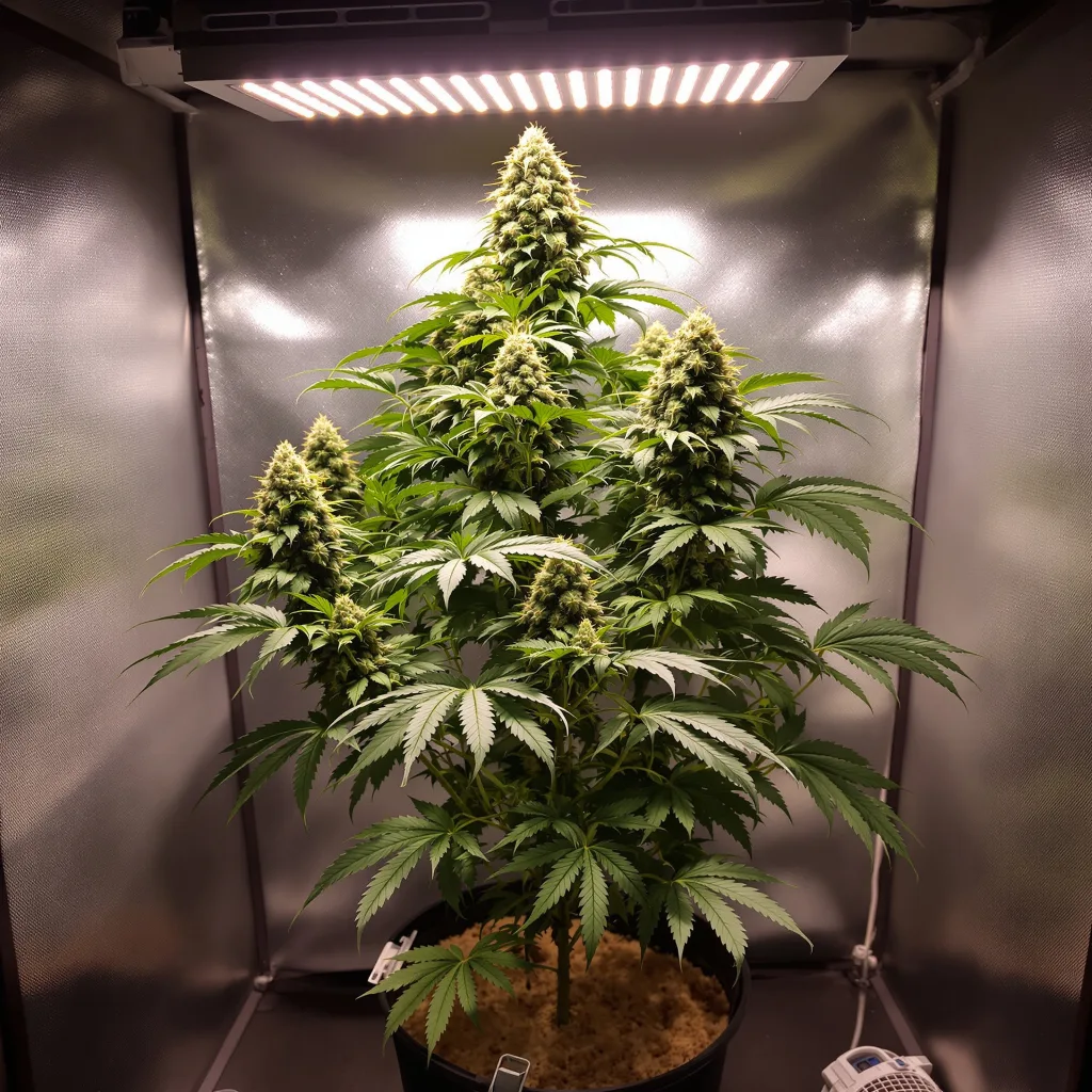 Planta de cannabis Godzilla Glue en fase de floración — 90-130 cm feminizada