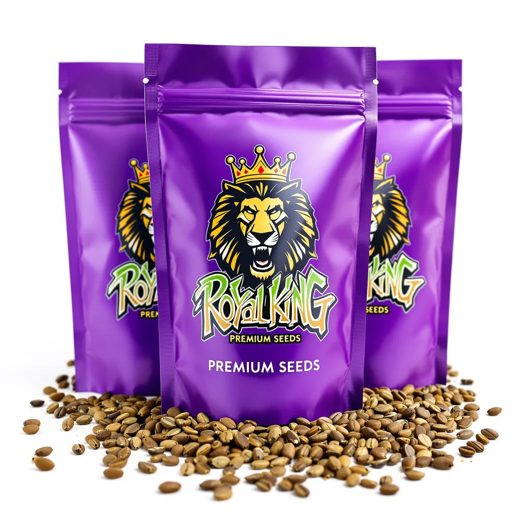 Golden Nugget 37% indica / 63% sativa — flor con tricomas visibles