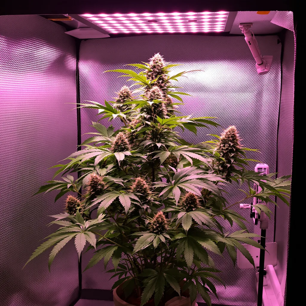 Planta de cannabis Gorilla Biscuit en fase de floración — 90-130 cm feminizada