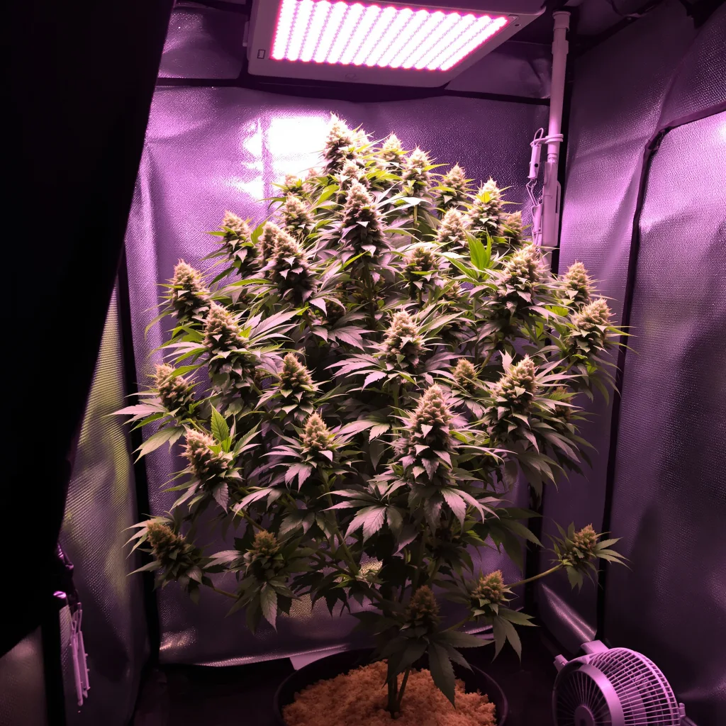 Planta de cannabis Gorilla Glue en fase de floración — 60-100 cm autofloración