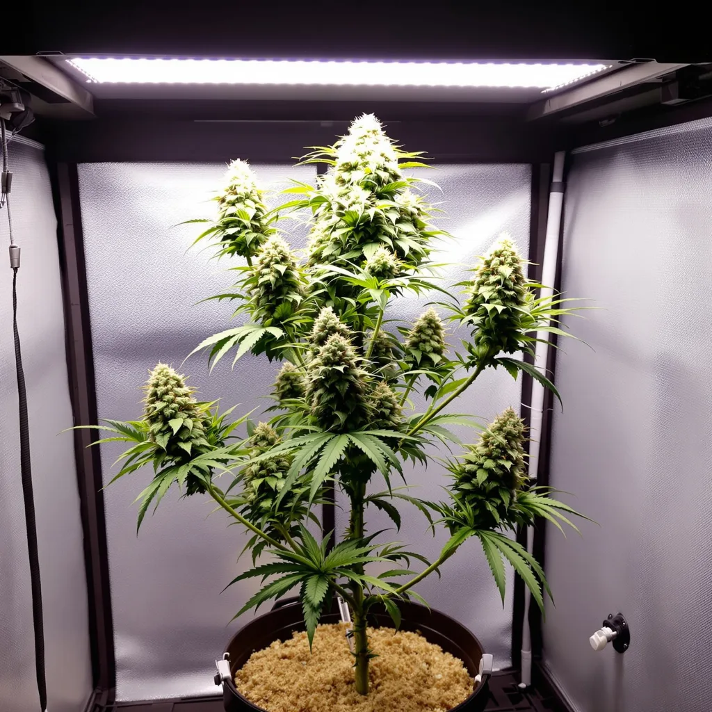 Planta de cannabis Gorilla Glue en fase de floración — 120-180 cm feminizada