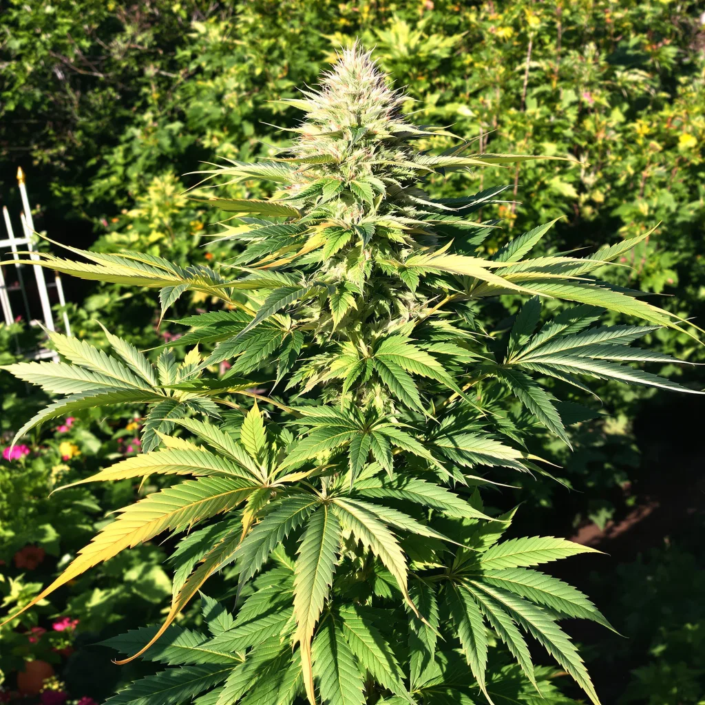 Granddaddy Purple 80% indica / 20% sativa — flor con tricomas visibles