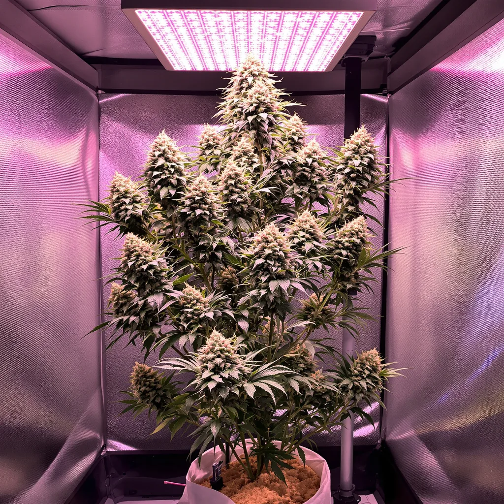 Planta de cannabis Grape Guava en fase de floración — 120-180 cm feminizada