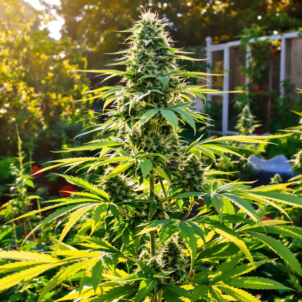 Grape Krush 60% indica / 40% sativa — flor con tricomas visibles