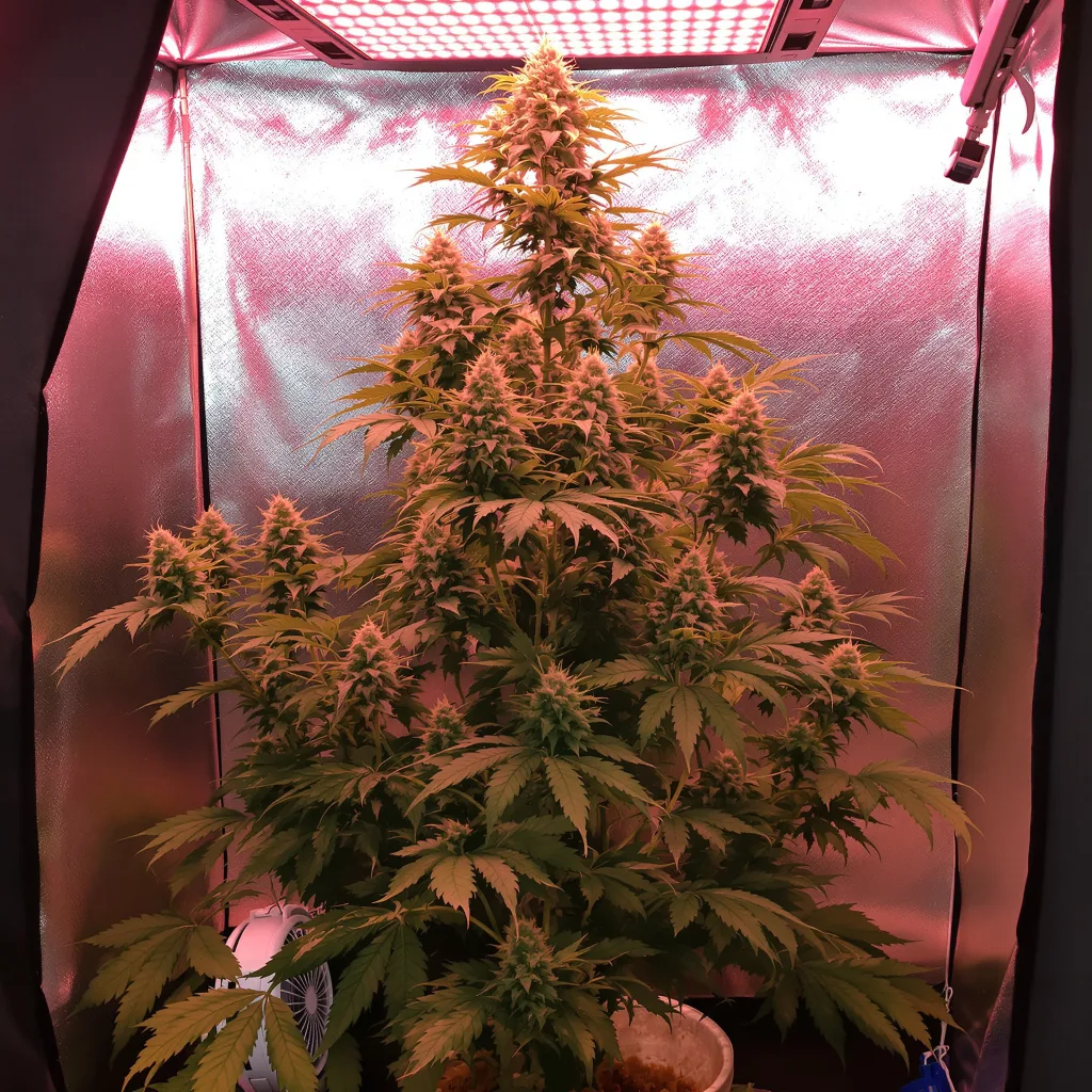 Planta de cannabis Grapefruit en fase de floración — 150-200 cm feminizada