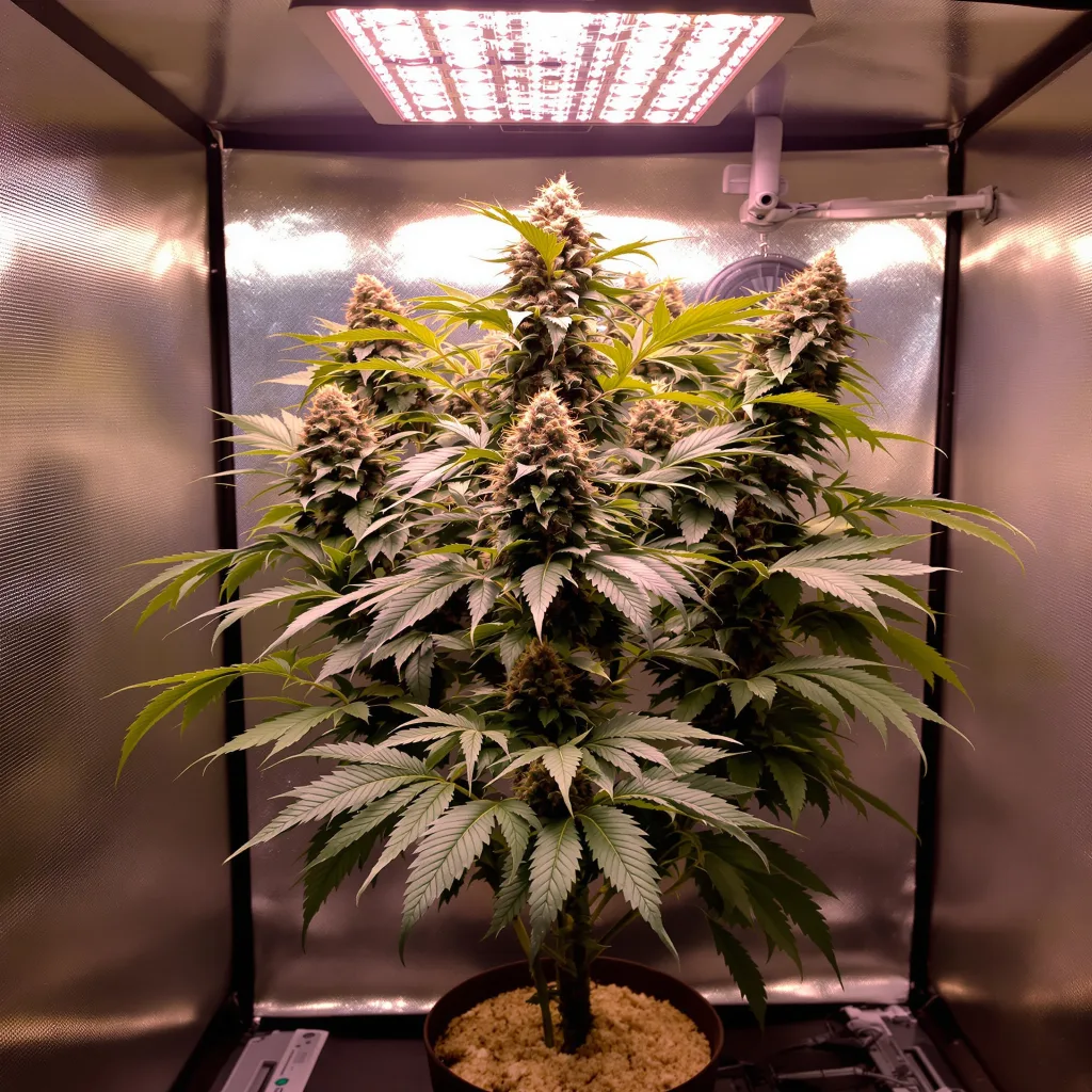 Planta de cannabis Grapefruit Kush en fase de floración — 90-130 cm feminizada