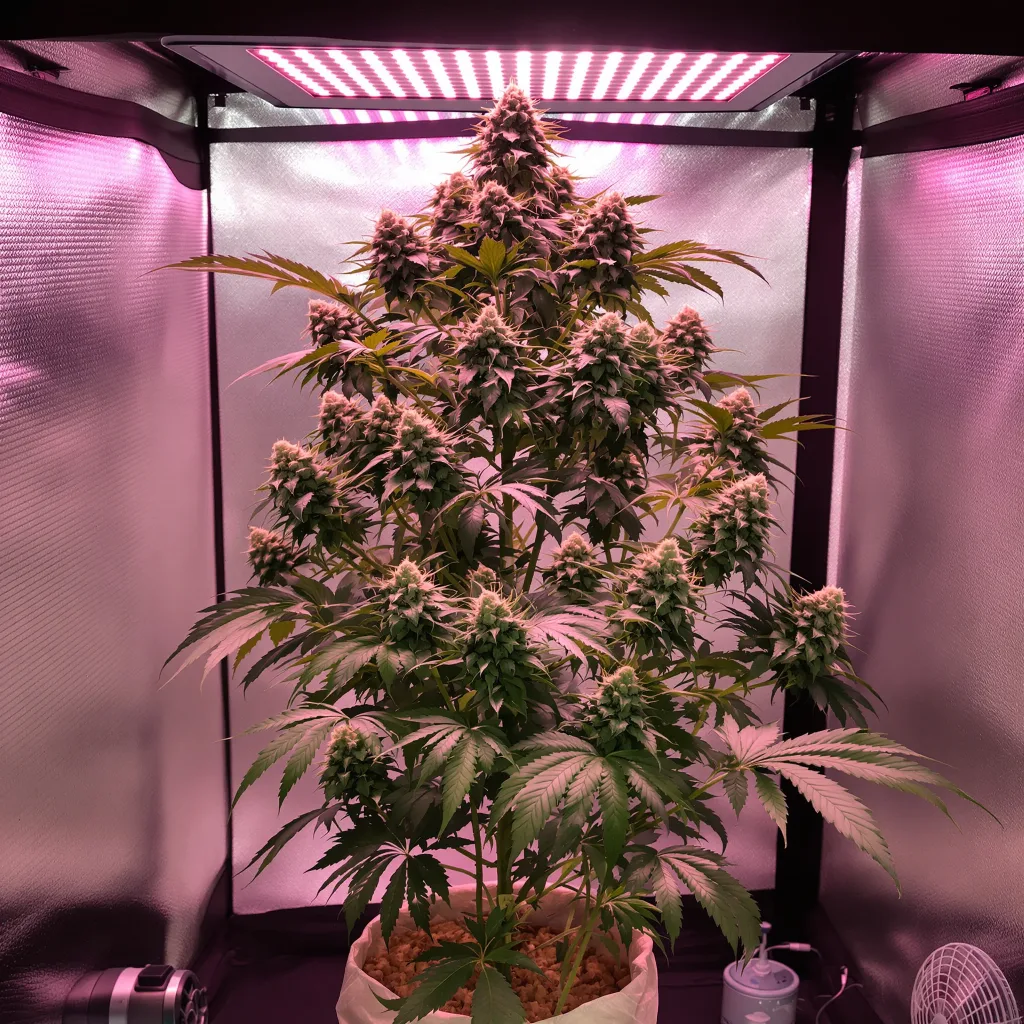 Planta de cannabis Green Crack en fase de floración — 120-180 cm feminizada