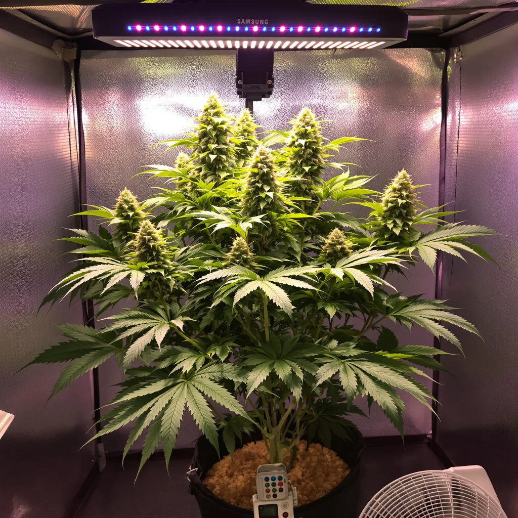 Planta de cannabis Green Crack Punch en fase de floración — 90-130 cm feminizada