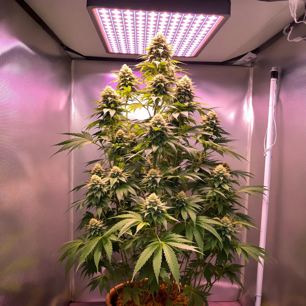 Planta de cannabis Green Kush en fase de floración — 120-180 cm feminizada
