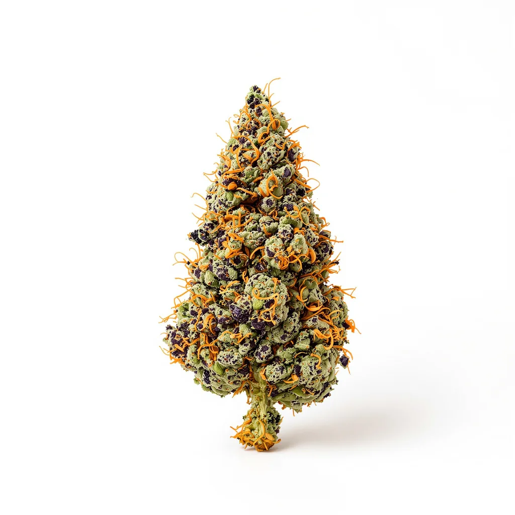 Green Poison 80% indica / 20% sativa — flor con tricomas visibles