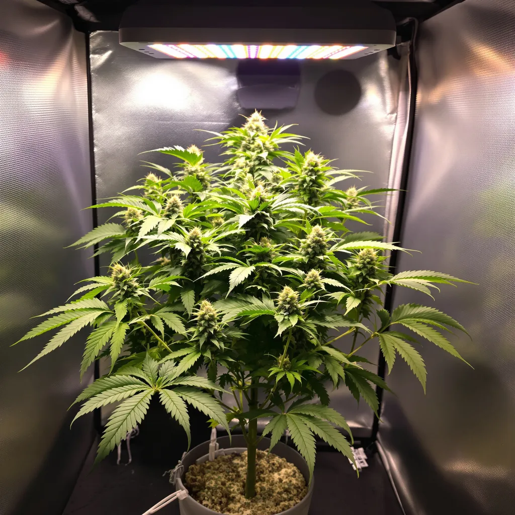 Planta de cannabis Green Ribbon en fase de floración — 90-130 cm feminizada