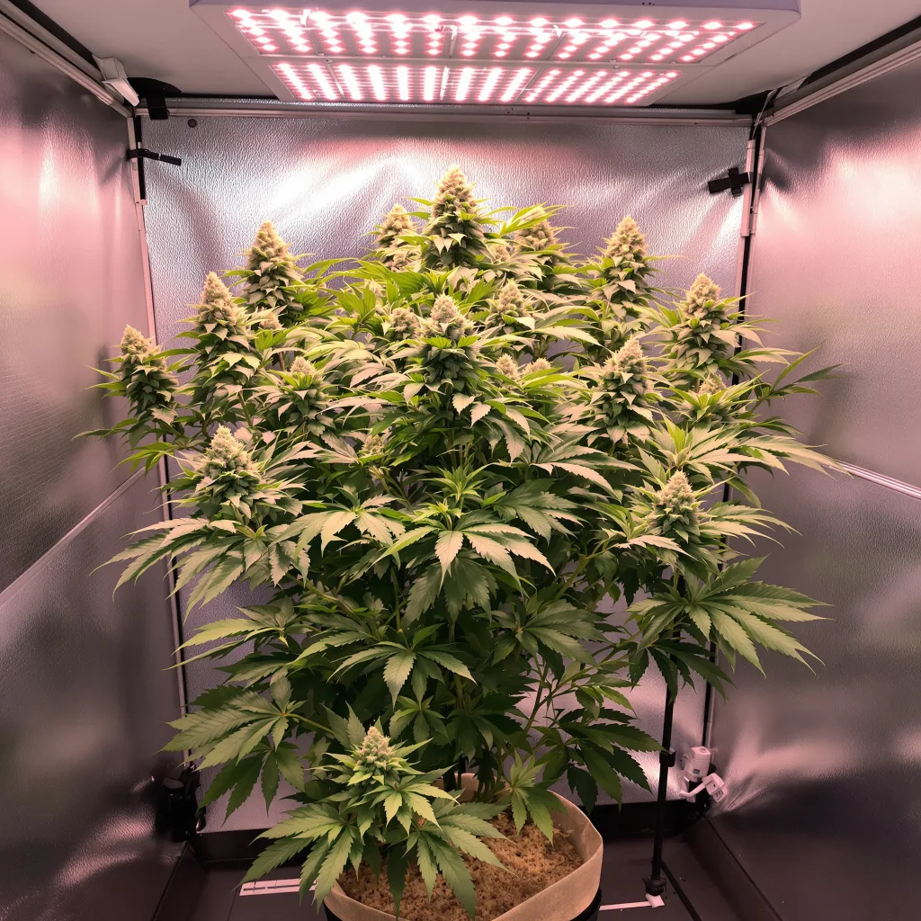 Planta de cannabis Grimace en fase de floración — 90-130 cm feminizada