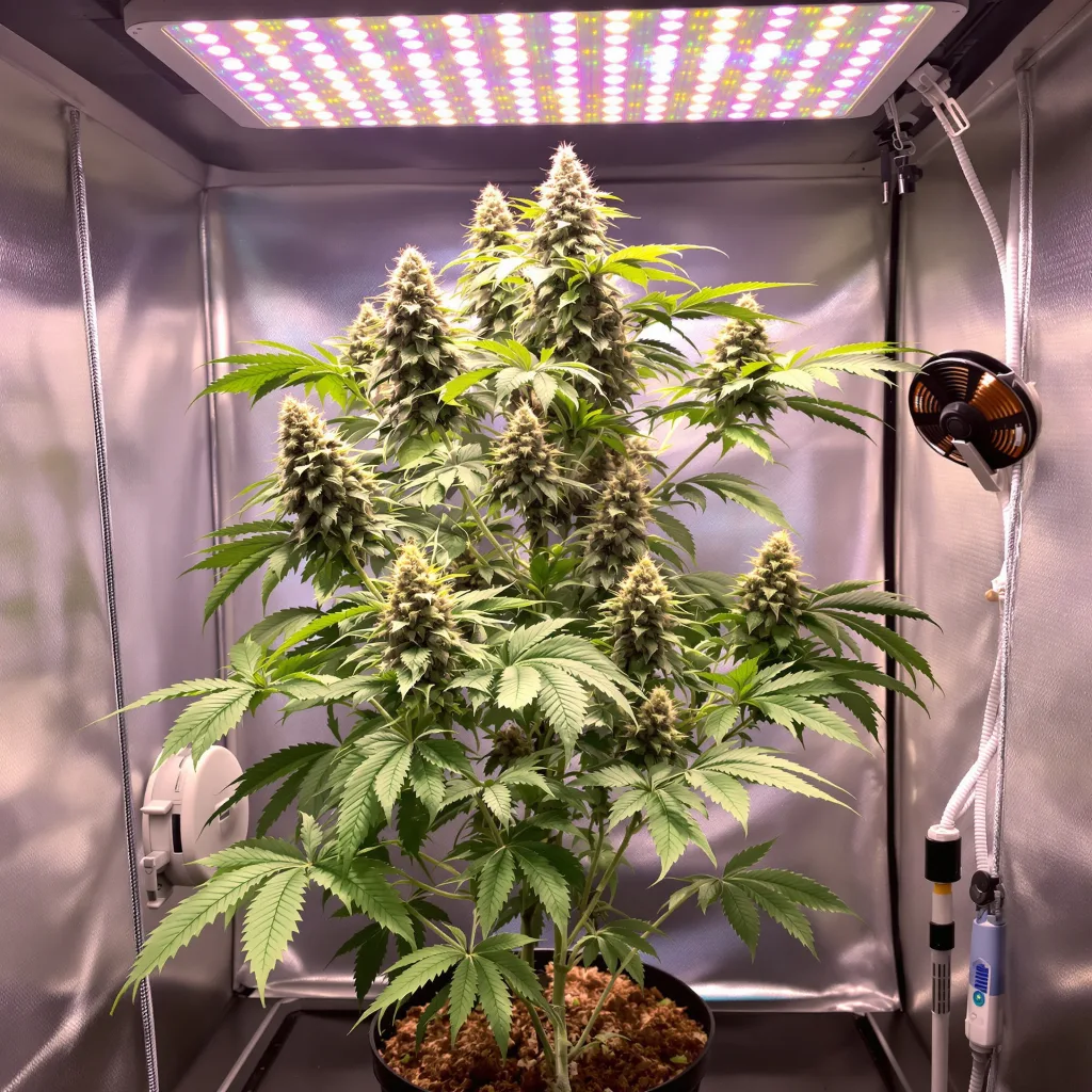 Planta de cannabis Guido Kush en fase de floración — 120-180 cm feminizada