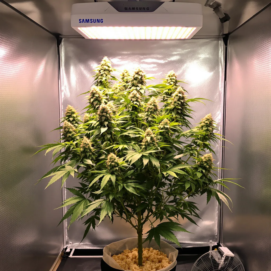 Planta de cannabis Guptilla en fase de floración — 60-100 cm autofloración