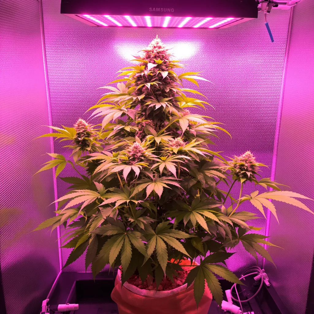 Planta de cannabis Gutbuster en fase de floración — 90-130 cm feminizada