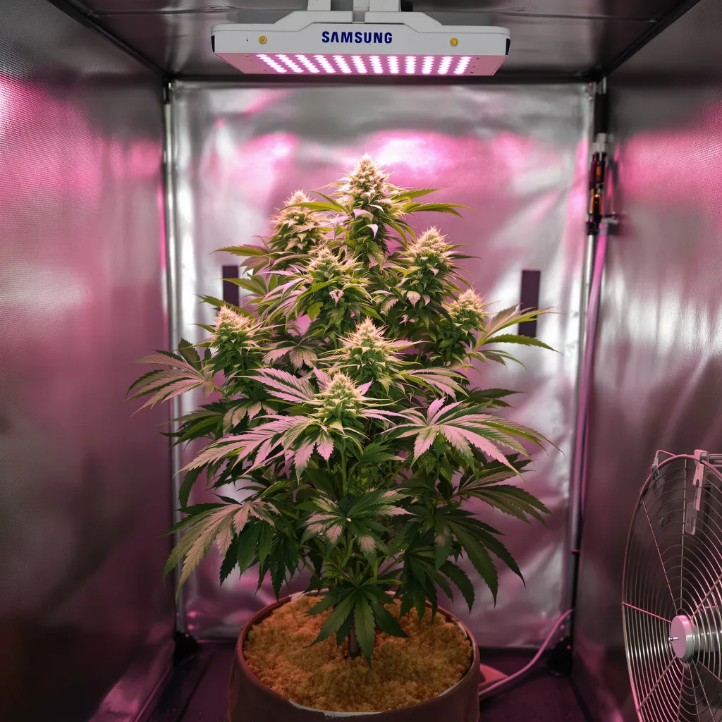 Planta de cannabis Hammerhead en fase de floración — 90-130 cm feminizada
