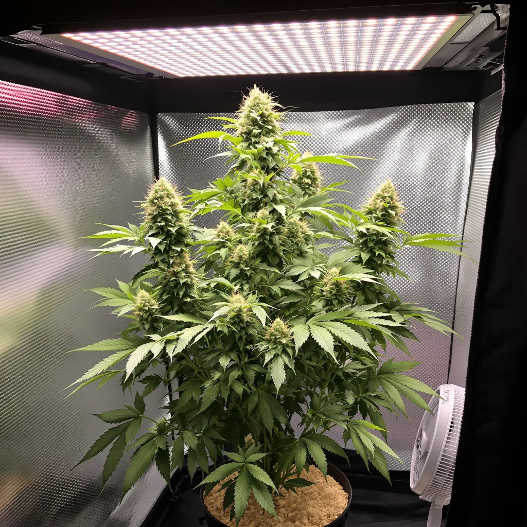 Planta de cannabis Harle-Tsu CBD en fase de floración — 120-180 cm feminizada