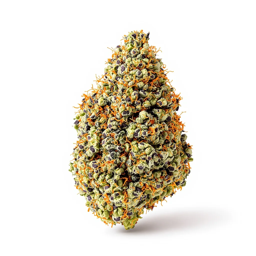 Hash Plant 80% indica / 20% sativa — flor con tricomas visibles