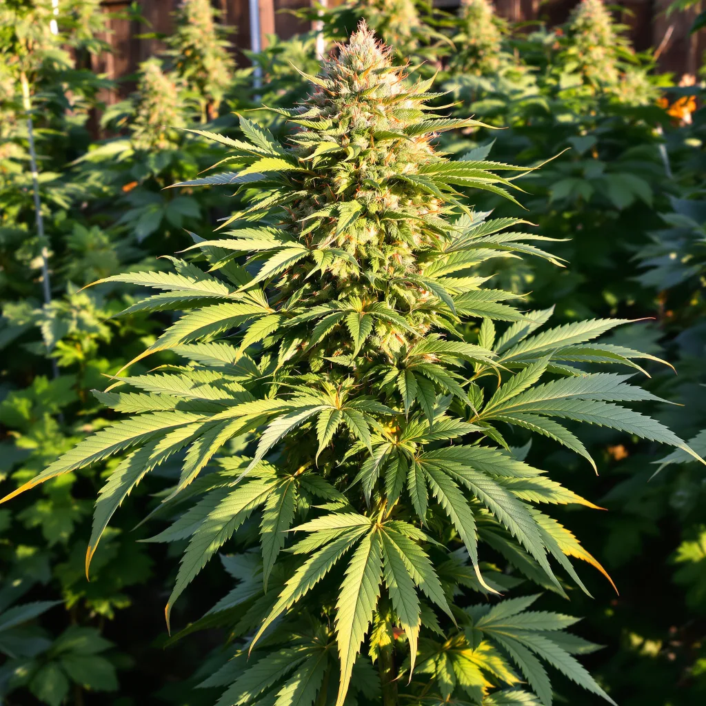 Hashbar OG 65% indica / 35% sativa — flor con tricomas visibles
