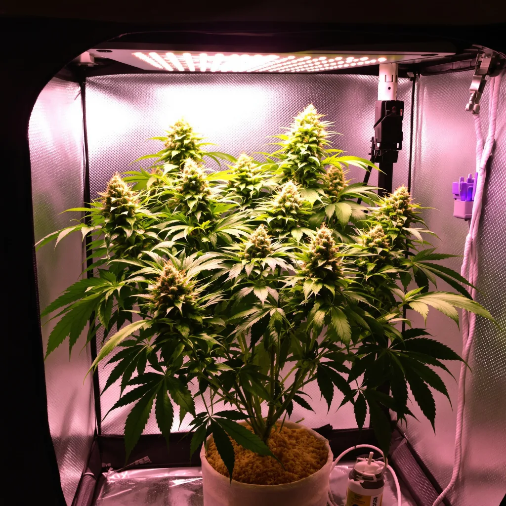Planta de cannabis Hashberry en fase de floración — 90-130 cm feminizada