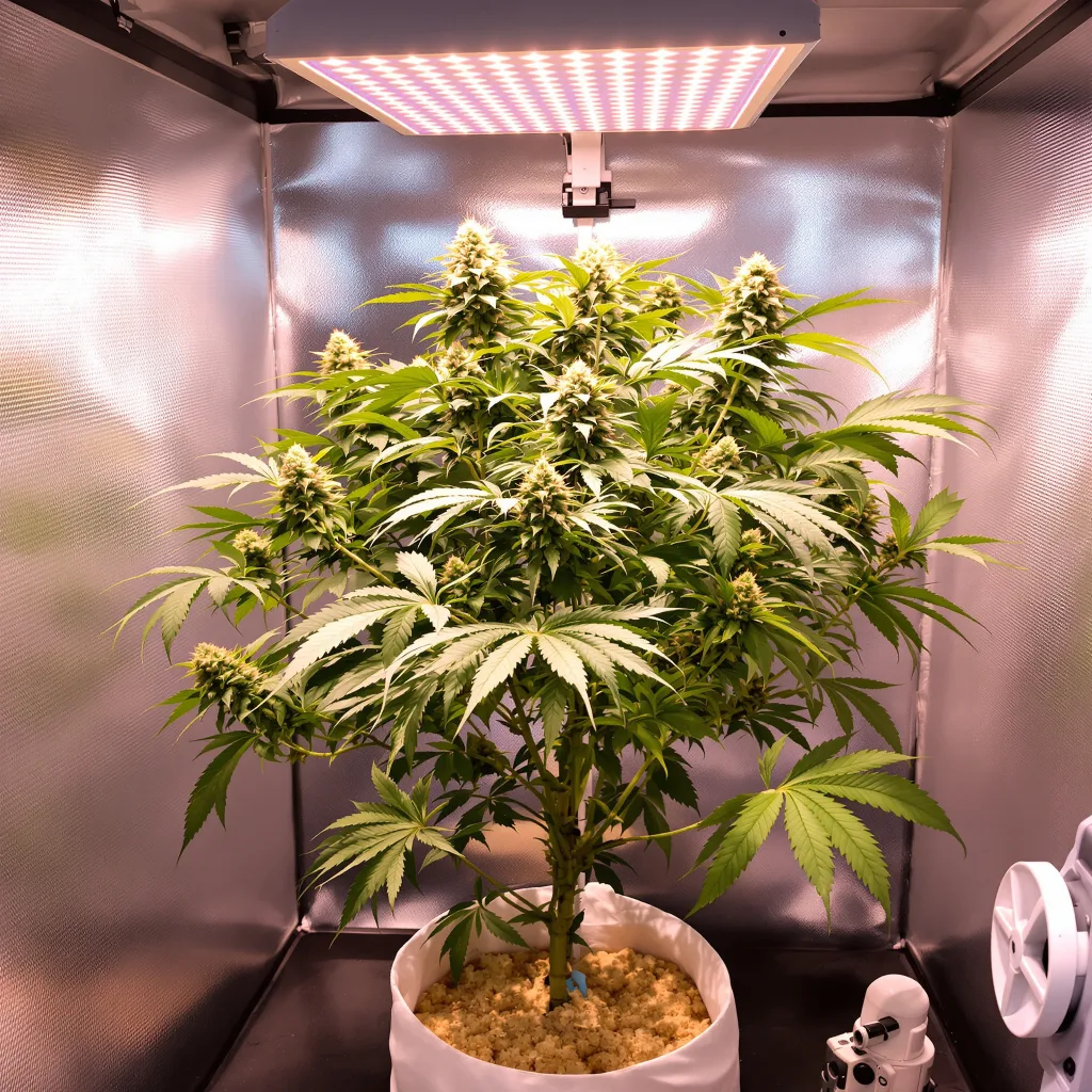 Planta de cannabis Hawaiian en fase de floración — 90-130 cm feminizada