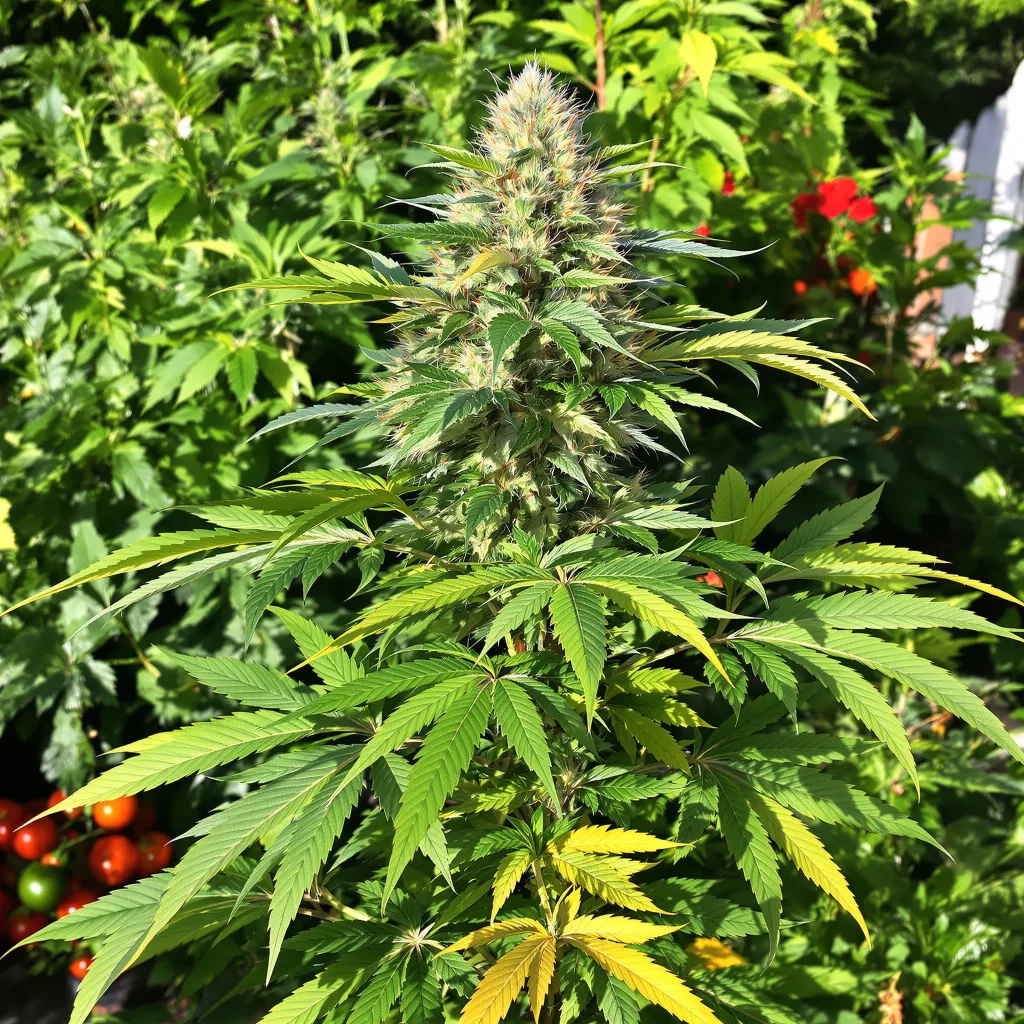 Hawaiian Purple Kush 85% indica / 15% sativa — flor con tricomas visibles