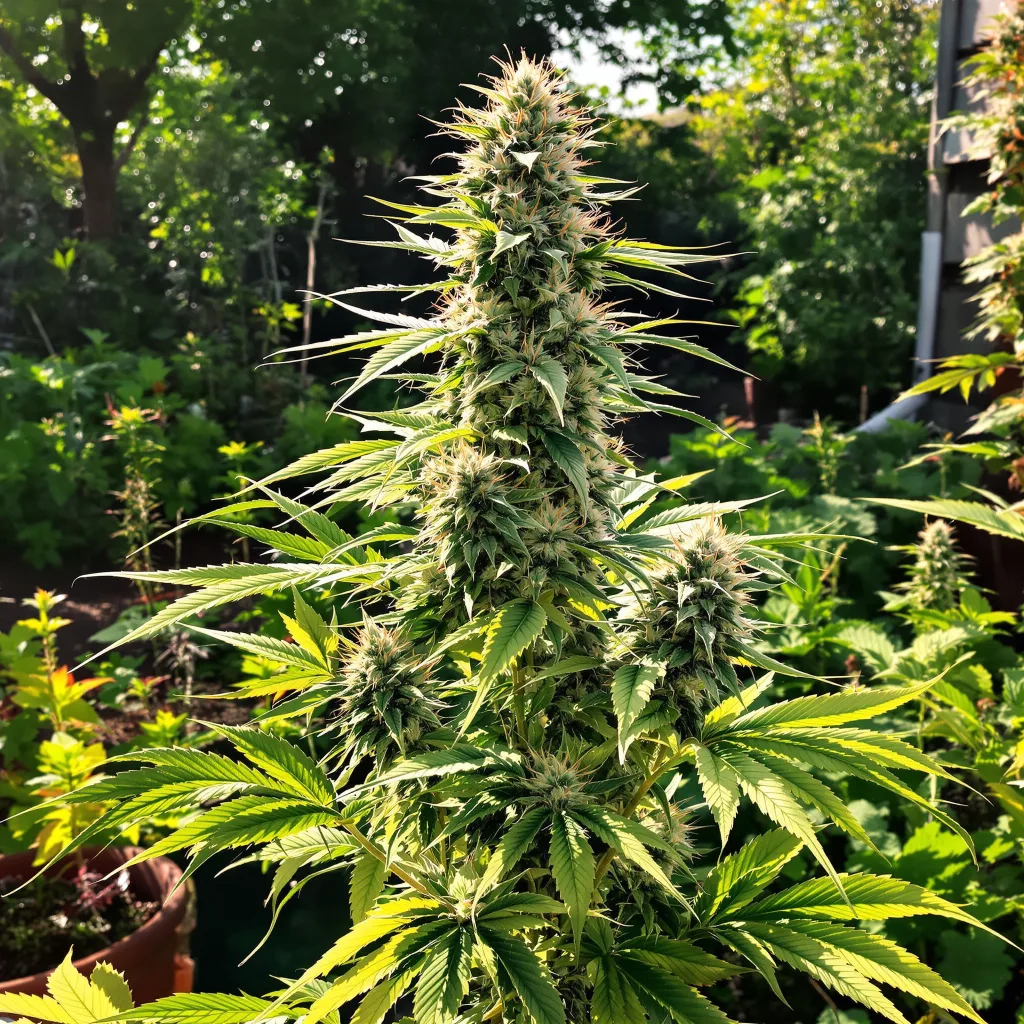 Head Cheese 40% indica / 60% sativa — flor con tricomas visibles