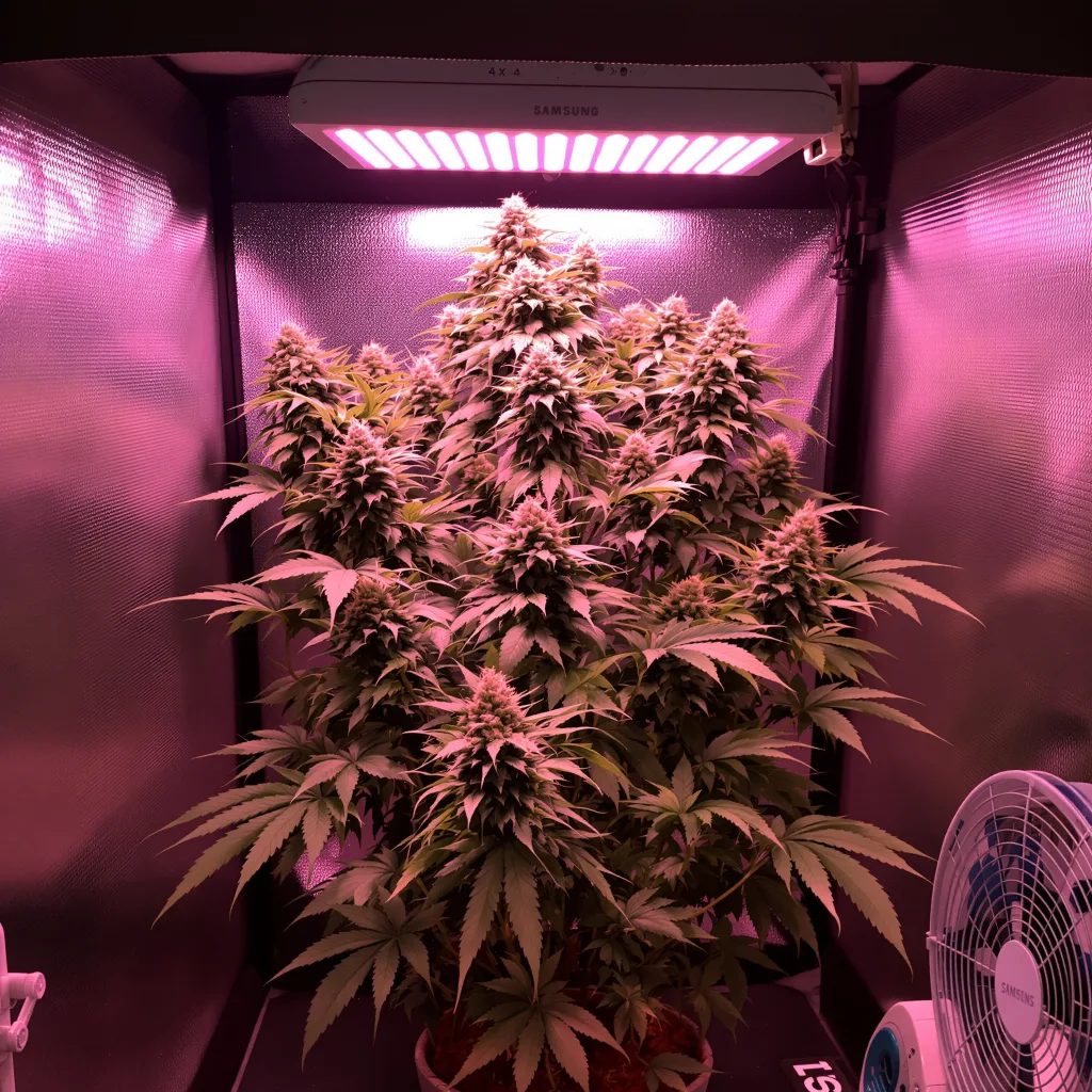 Planta de cannabis Heavy Duty Fruity en fase de floración — 120-180 cm feminizada