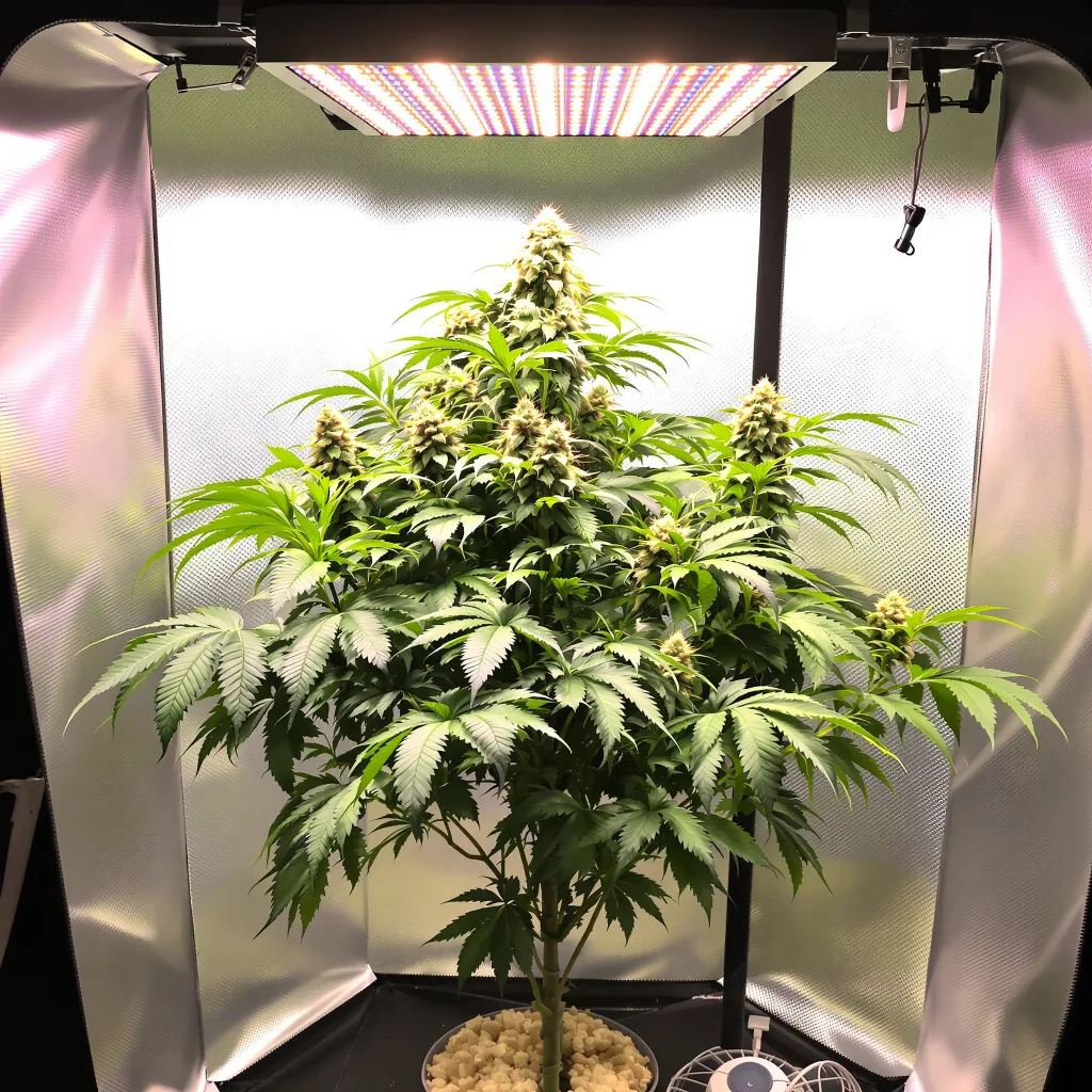 Planta de cannabis Hell's OG en fase de floración — 90-130 cm feminizada