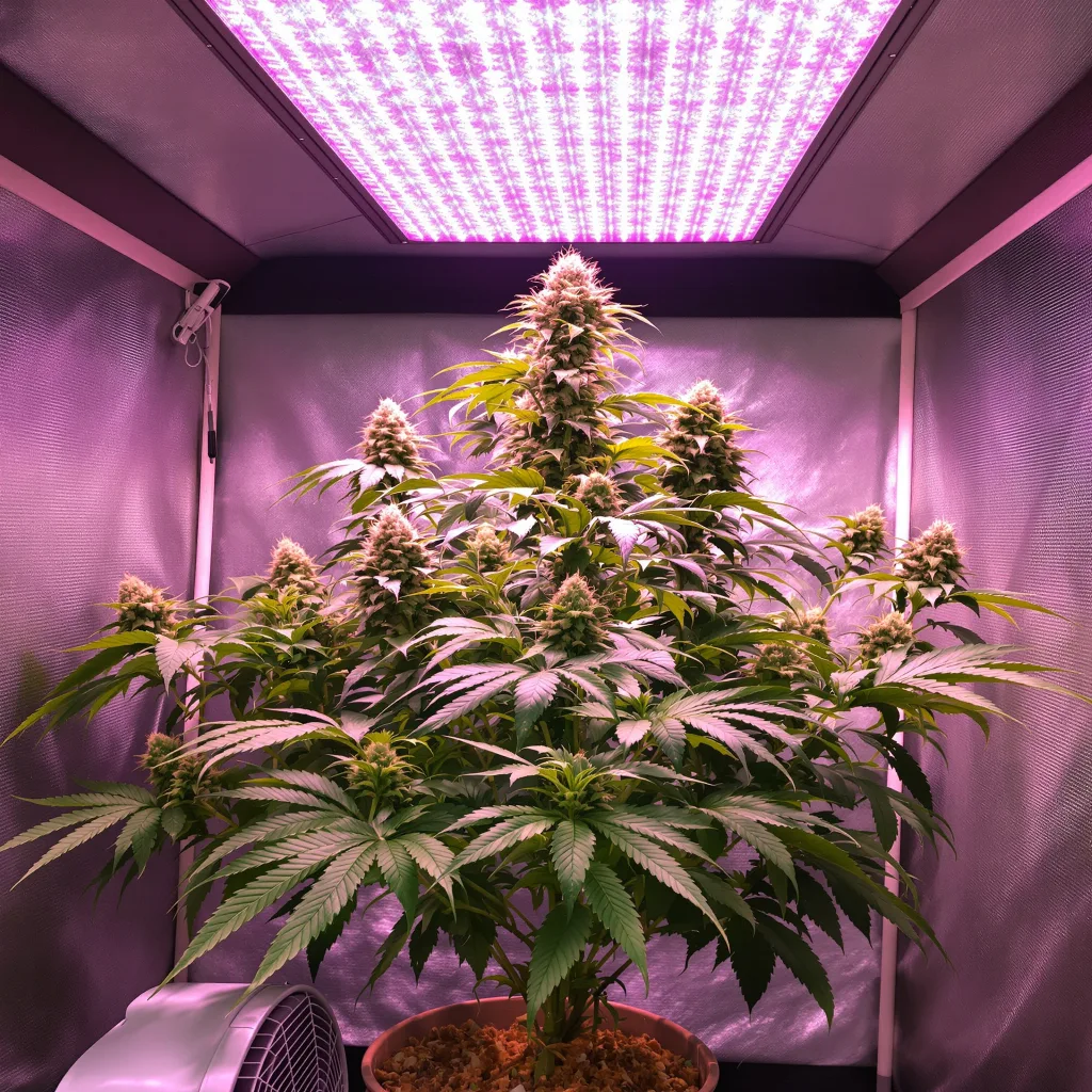 Planta de cannabis Hells OG Haze en fase de floración — 90-130 cm feminizada