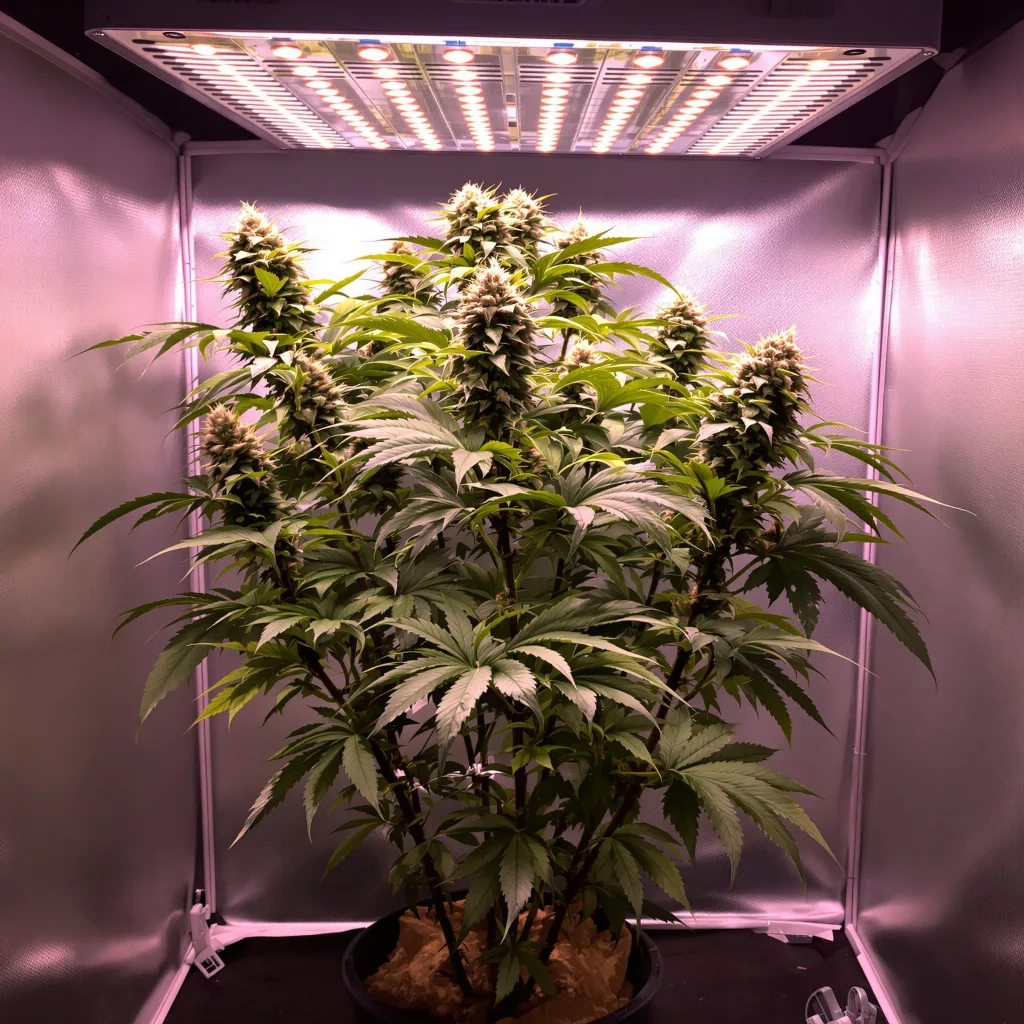Planta de cannabis Hercules en fase de floración — 90-130 cm feminizada