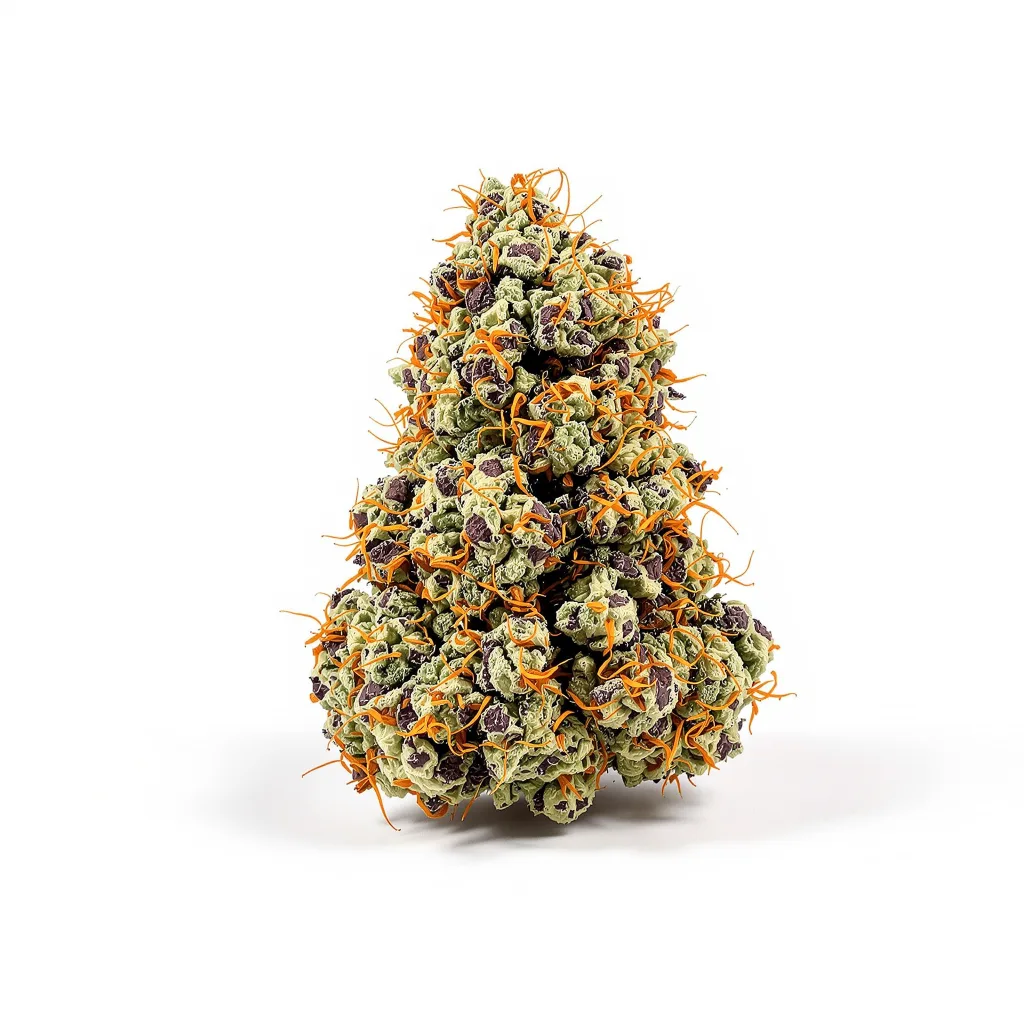 High Resin Strains Mixpack 68% indica / 32% sativa — flor con tricomas visibles
