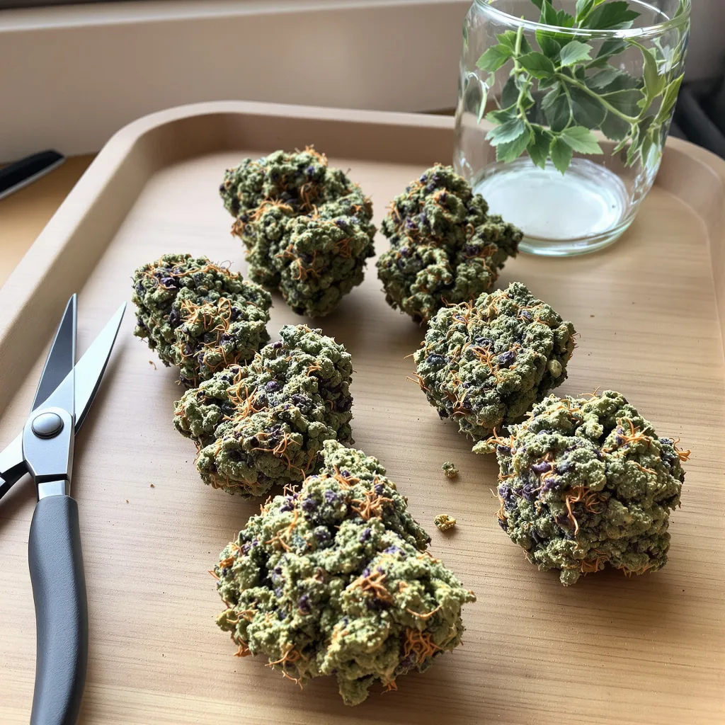 High Resin Pack 60% indica / 40% sativa — flor con tricomas visibles