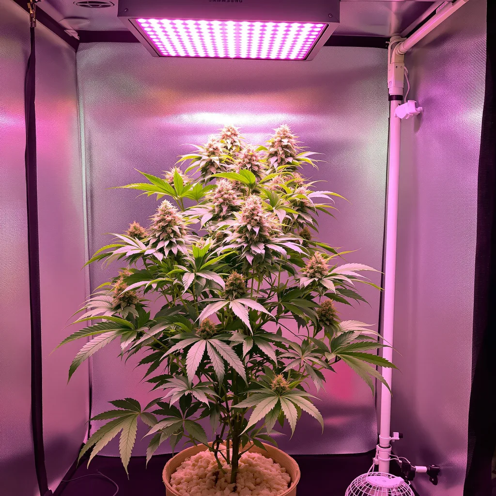 Planta de cannabis Highwayman en fase de floración — 90-130 cm feminizada