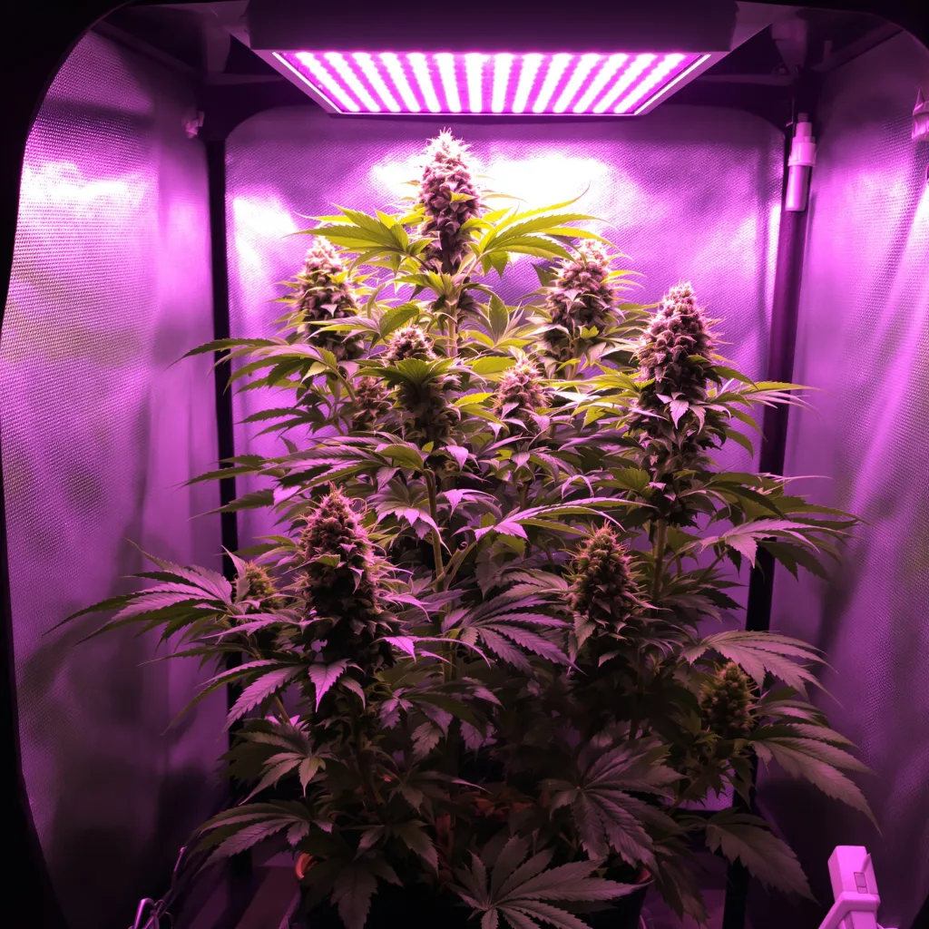 Planta de cannabis Honey Banana en fase de floración — 90-130 cm feminizada